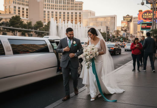 Wedding limo tour options for a luxe Vegas celebration