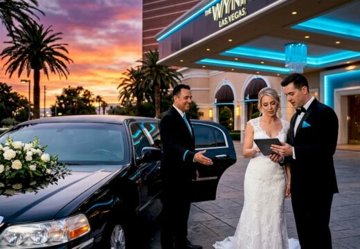 Plan the ultimate Vegas wedding limo experience